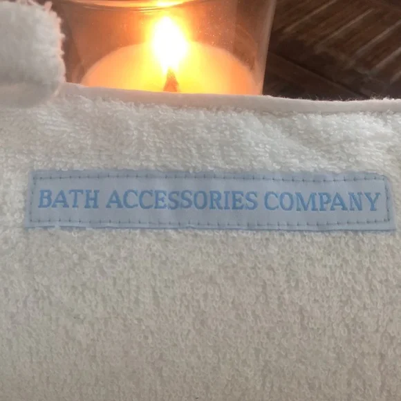 Spa Sister Relaxing Waffle Weave Embroidered Bath Pillow Relaxing Bath - Picture 5 of 7